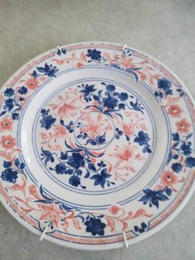 Vintage Churchill Imari dinner Hanging plate, 9 1/2 " Made in England