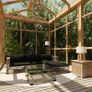 5 Piece Garden Lounge Set with Cushions Poly Rattan Grey Image 5