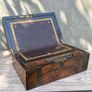 Antique Victorian Walnut Writing Slope / Desk Box Image 4