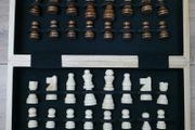 Vintage Jaques London Wooden  Chess Set - 12"