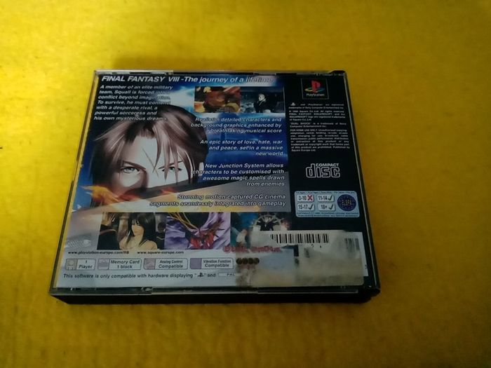 Final Fantasy VIII 8 PlayStation 1 Ps1 Games PlayStation 2 Ps2 Games Original
