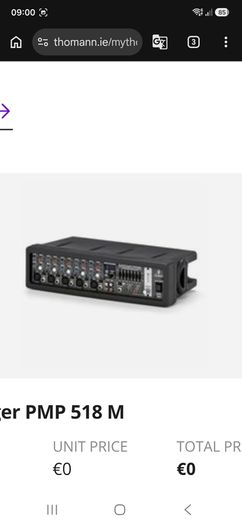 Behringer PMP 518 M / Pa M 12 Bundle