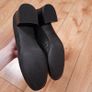 Caprice Black Grained Leather Heeled Loafers 5UK/38EU/24.4cm Image 4