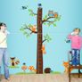 Woodlands Animals Height Chart Wall Sticker Image 2