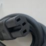 Server Power Cable, C15, IEC to UK Plug | Black Image 2