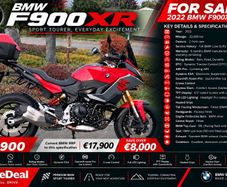 2022  F 900 XR F900XR-Fully LoadedBMW Warranty