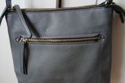 Long handle grey bag genuine leather 15 euro