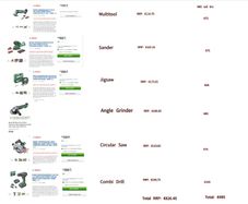 Bosch 18v Battery Power Tools