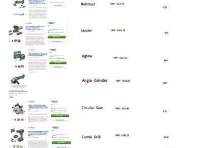 Bosch 18v Battery Power Tools