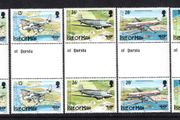 1984 Isle of Man 50th Anniversary of First Official Airmail to the Isle of Man Commemorative Stamp Gutter Paris Mint Never Hinged (MNH)