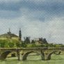 Watercolour Print of the Pont Neuf Bridge Image 2