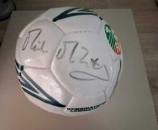 Mick McCarthy Signed Ireland Football 2002