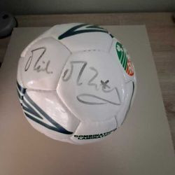 Mick McCarthy Signed Ireland Football 2002