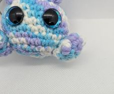 crochet monster keyring