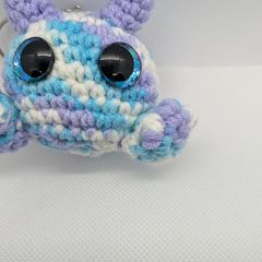 crochet monster keyring