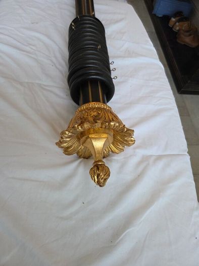 Large reeded curtain poles