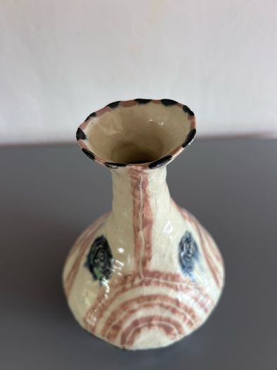 Rare John Ffrench vase Kilkenny pottery