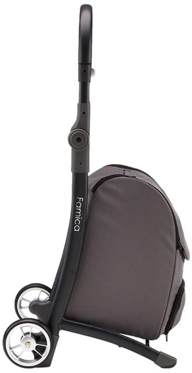 1 x Shop and Sit Trolley Grey/Black
