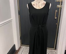 Lilith Paris Black Midi Dress