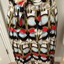 AKOX Printed Small Pleated MIDI Belted Skirt Image 2