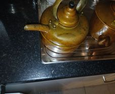 old coppper kettles