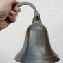 Vintage brass wall-mounted bell Image 2