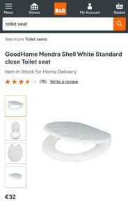 Toilet seat (new)