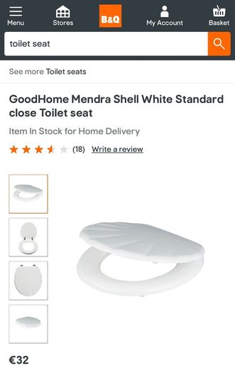 Toilet seat (new)
