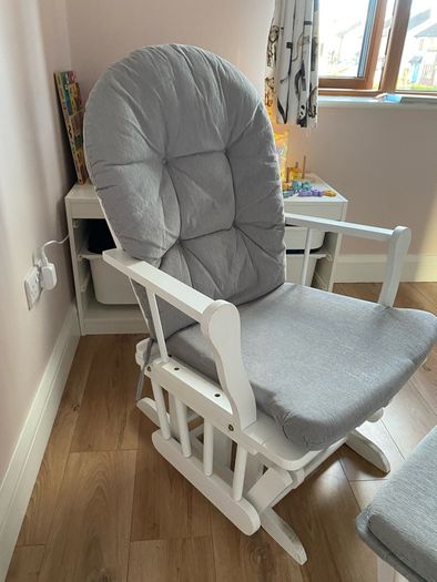 Babylo Brompton Glider Chair & Footstool - Collection only Ballincollig