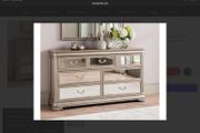 Large. irrored chest of drawers