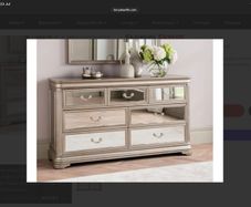 Large Mirrored  chest of drawers