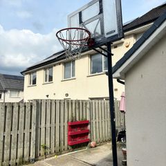 basketball pole back and ring