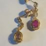 Petite Natural Ruby Drop Earrings Image 7