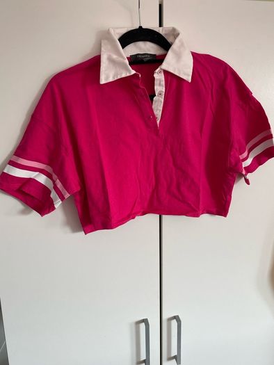 crop polo top