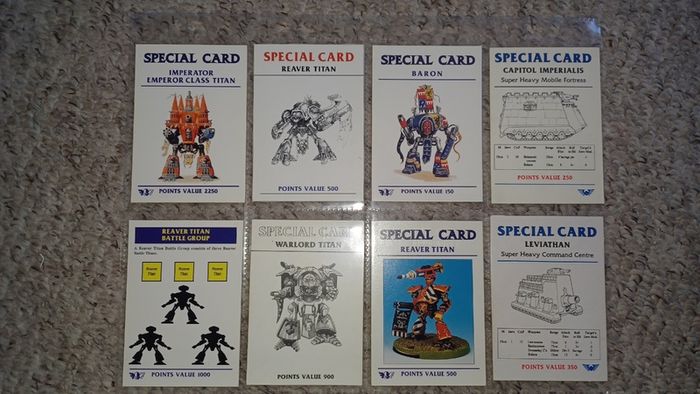 Warhammer Space Marine Cards Collection