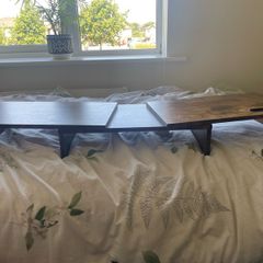 Dual Monitor Stand Riser - Vintage Brown