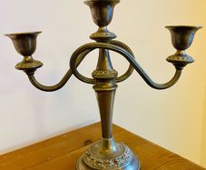 Vintage Silver Plated 3 Arm Candelabra IANTHE Ian Heath England Mid Century