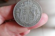 1920 United Kingdom Silver Half Crown Coin