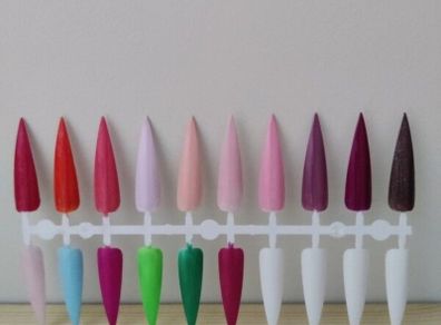 Colour Display Nail Tips 120