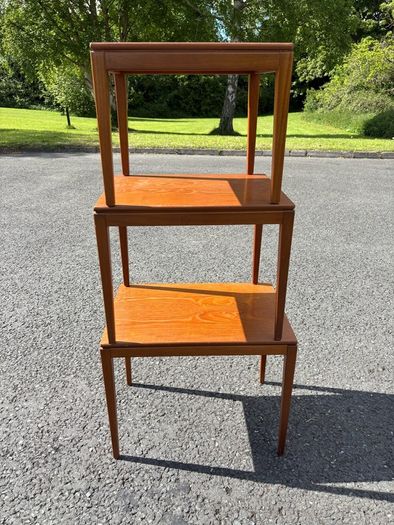 Vintage Mid-century Danish style nest of tables c1960