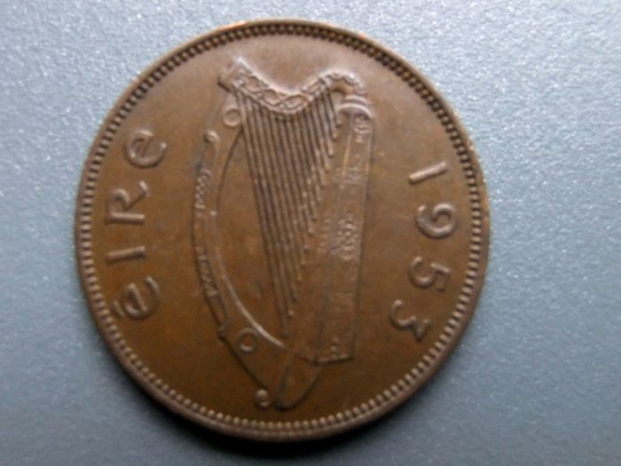 1953 Half Penny
