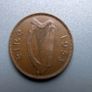 1953 Half Penny Image 2