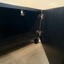IKEA BESTA TV Bench with Doors - Black Brown 180cm Image 5