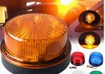 24V LED Auxiliary Lights for Vehicles, Featuring Circular Rotating Borders,