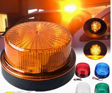 24V LED Auxiliary Lights for Vehicles, Featuring Circular Rotating Borders,