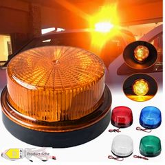 24V LED Auxiliary Lights for Vehicles, Featuring Circular Rotating Borders,