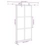Sliding Door with Hardware Set 102,5x205 cm Tempered Glass&Aluminium Image 7