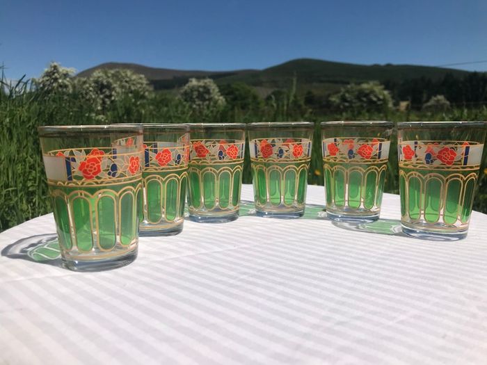 6 Vintage Italian  glasses