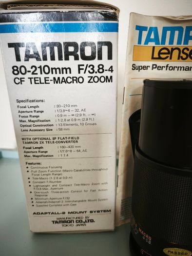 Tamron Adaptall Zoom Lens