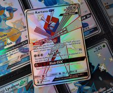 Kartana GX ! Full Art ! Shiny Ultra Rare ! from Hidden Fates Set ! 2019 ! Pokemon Card !